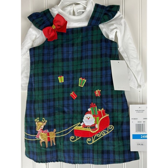 Rare Edition 2pc Set Girls Dress and top size 18 months - Picture 2 of 3